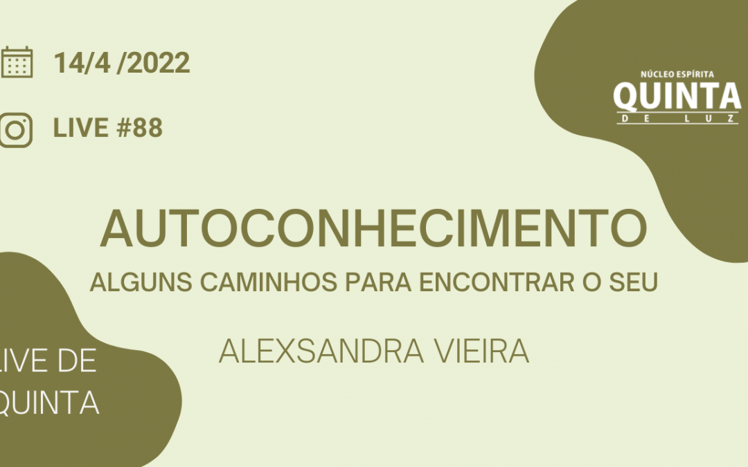 Live #88 Autoconhecimento