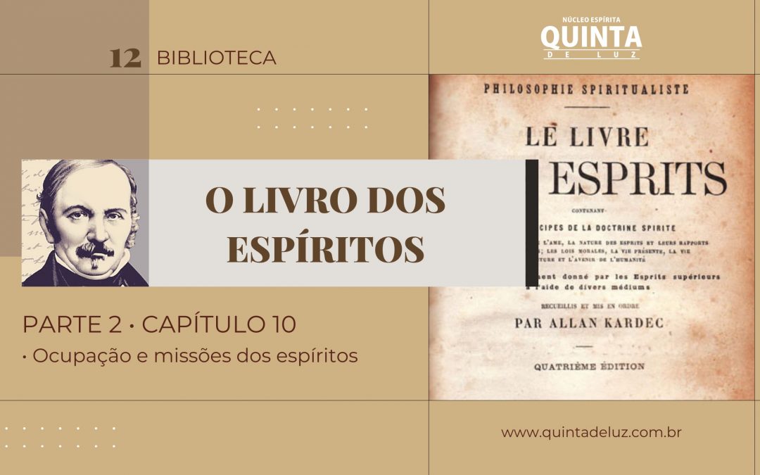 Série Livro dos Espíritos Parte 2 Cap 10